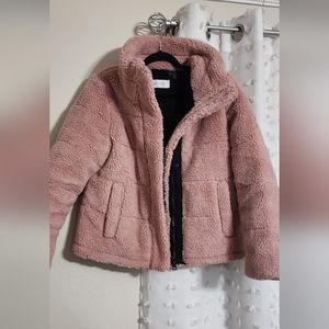 Calvin Klein Faux Fur Jacket